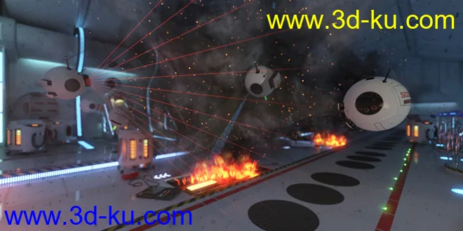 SC20 Drones and Crates 01模型的图片4