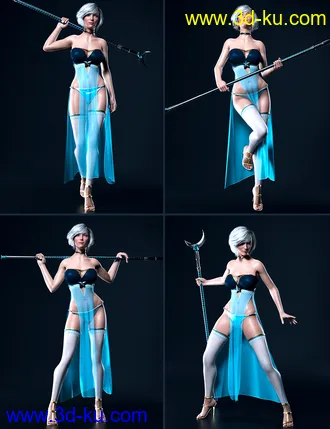 3D打印模型Scepter Power Props and Poses for Genesis 8的图片