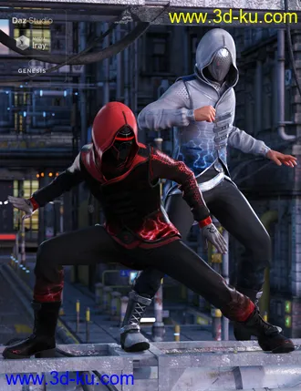 3D打印模型Sci-Fi Assassin Outfit Textures的图片