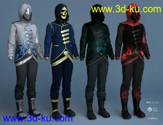 3D打印模型Sci-Fi Assassin Outfit Textures的图片