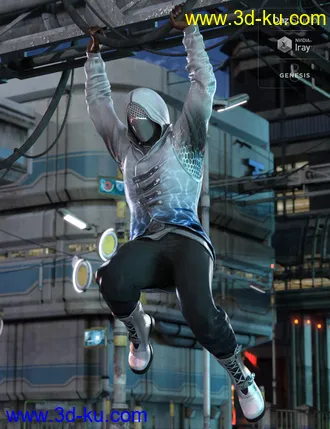 3D打印模型Sci-Fi Assassin Outfit Textures的图片