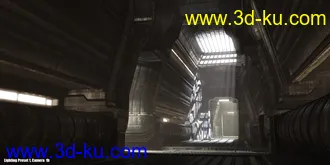3D打印模型Sci-Fi Atmosphere Processing Deck的图片