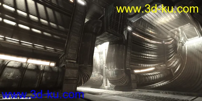 Sci-Fi Atmosphere Processing Deck模型的图片5