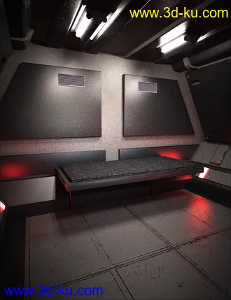 3D打印模型Sci-Fi Confinement Cell的图片