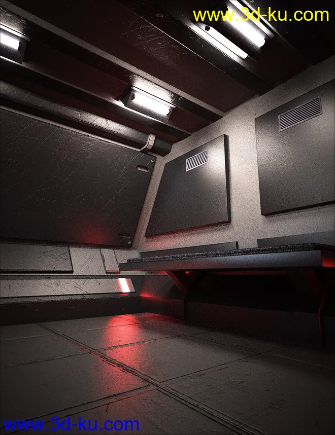 Sci-Fi Confinement Cell模型的图片4