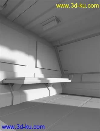 3D打印模型Sci-Fi Confinement Cell的图片