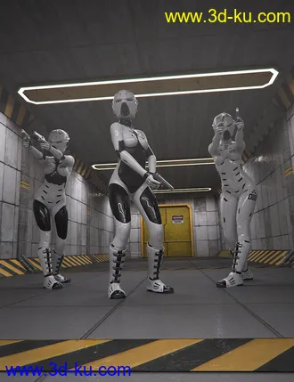 3D打印模型Sci-Fi Corridor Level 51的图片