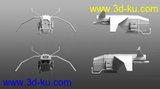 3D打印模型Sci-fi Drone的图片