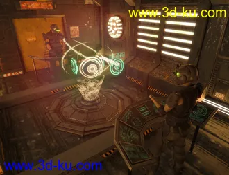 3D打印模型Sci-Fi Holographic Living Room的图片