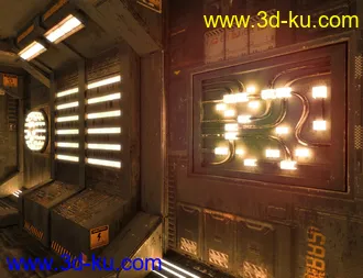 3D打印模型Sci-Fi Holographic Living Room的图片