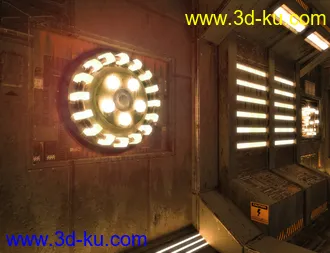 3D打印模型Sci-Fi Holographic Living Room的图片