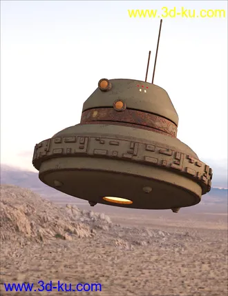 3D打印模型Sci-Fi Hover Scout Bot的图片