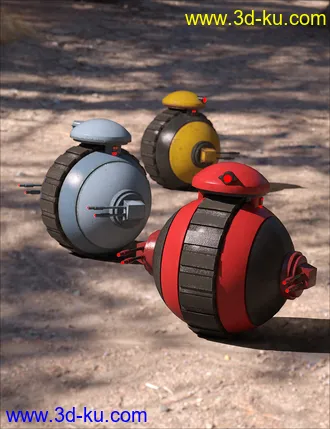 3D打印模型Sci-Fi Mini-Tank Bot的图片