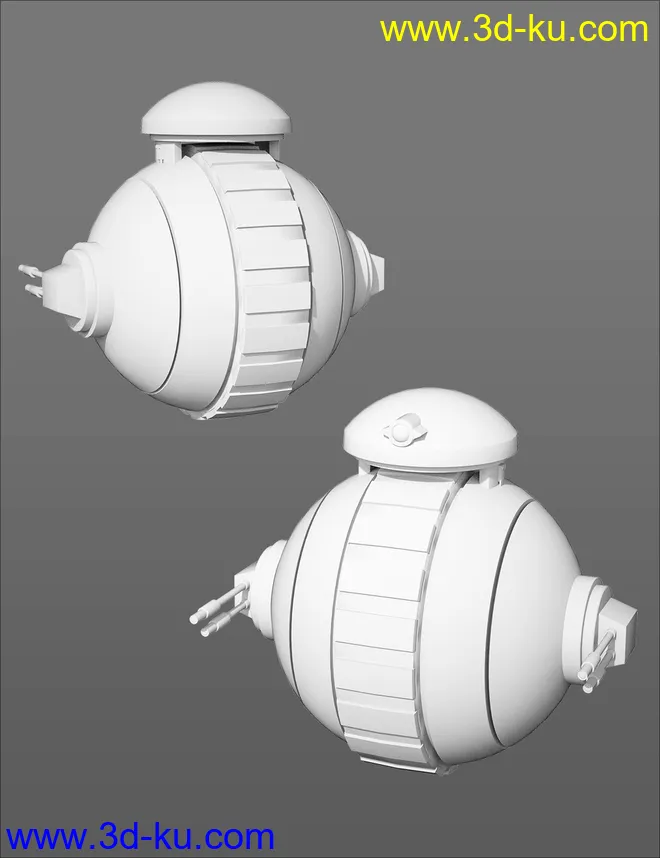 Sci-Fi Mini-Tank Bot模型的图片5