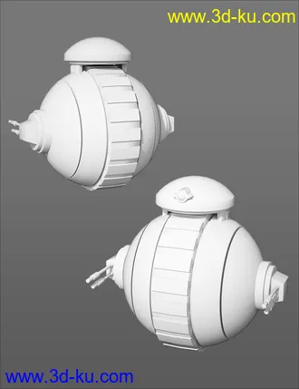 3D打印模型Sci-Fi Mini-Tank Bot的图片