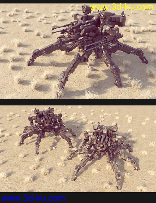 Sci-Fi MS Spider Mecha模型的图片1
