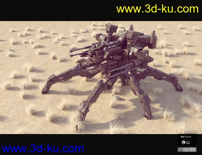 Sci-Fi MS Spider Mecha模型的图片2