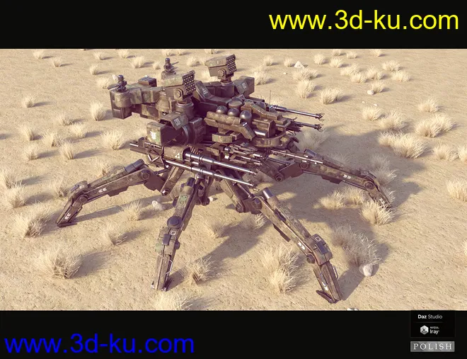 Sci-Fi MS Spider Mecha模型的图片3