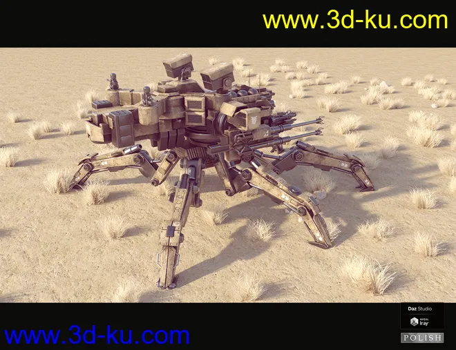 Sci-Fi MS Spider Mecha模型的图片5