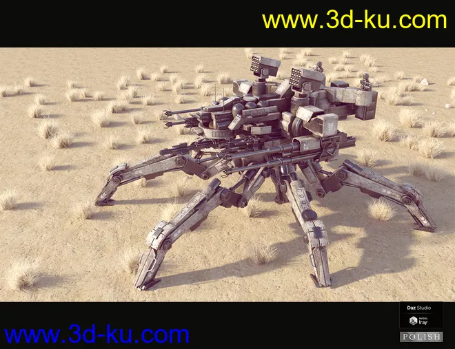 Sci-Fi MS Spider Mecha模型的图片6