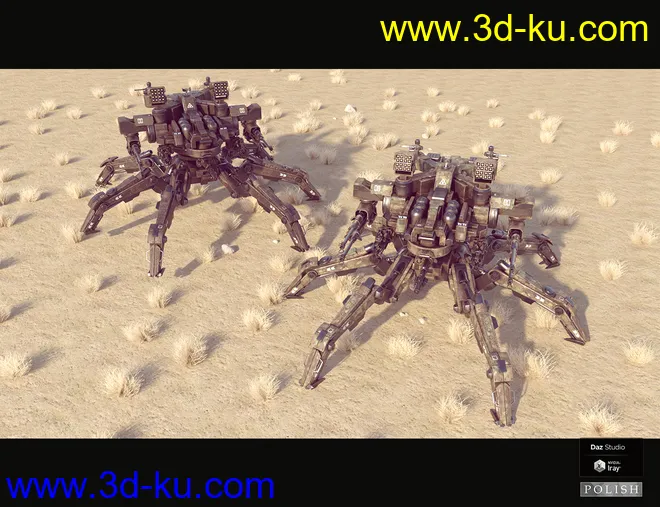 Sci-Fi MS Spider Mecha模型的图片8