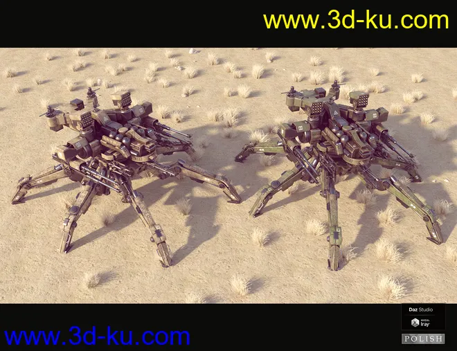 Sci-Fi MS Spider Mecha模型的图片9