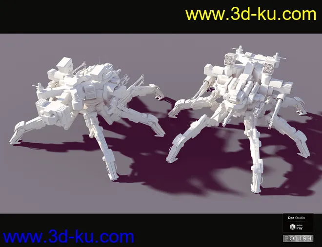 Sci-Fi MS Spider Mecha模型的图片10