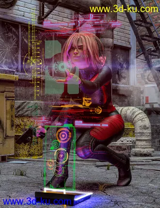 3D打印模型Sci-Tech Overlays and Brushes Volume 01的图片