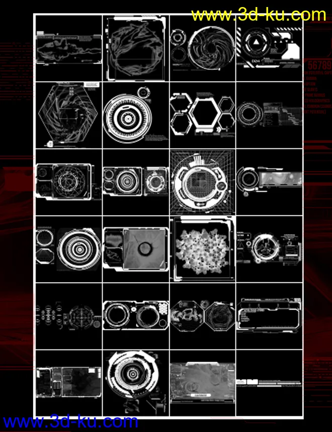 Sci-Tech Overlays and Brushes Volume 01模型的图片9