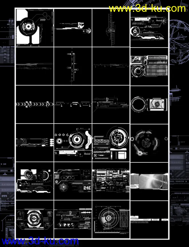 Sci-Tech Overlays and Brushes Volume 01模型的图片10