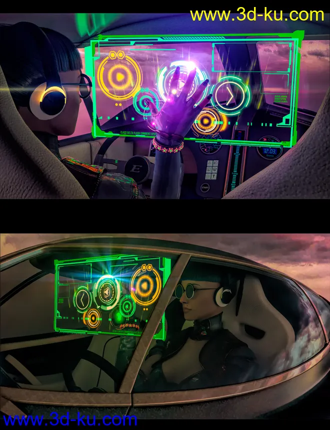 Sci-Tech Overlays and Brushes Volume 01模型的图片11