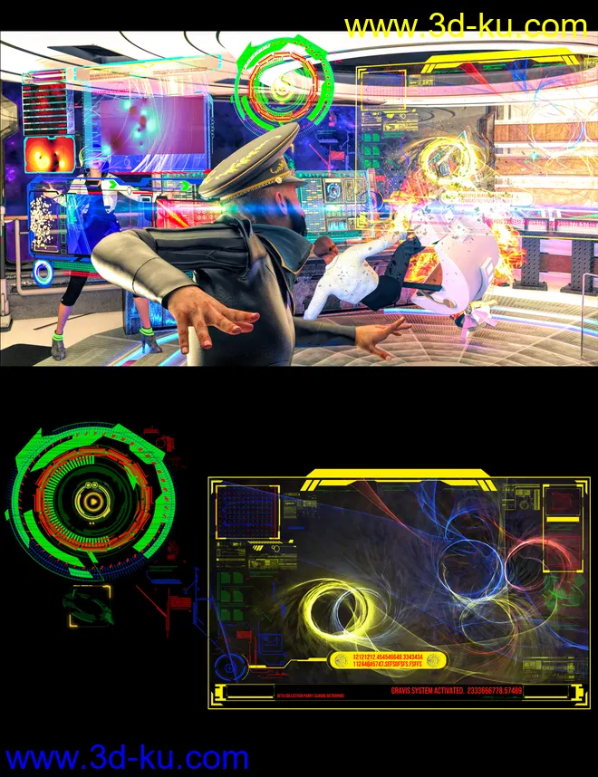 Sci-Tech Overlays and Brushes Volume 01模型的图片12