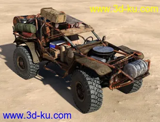 3D打印模型ScrapHeap Vehicle的图片