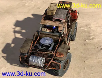 3D打印模型ScrapHeap Vehicle的图片