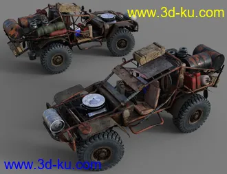 3D打印模型ScrapHeap Vehicle的图片