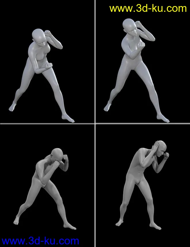 Seasoned Fighter poses for Genesis 3 and 8模型的图片9