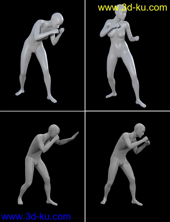 Seasoned Fighter poses for Genesis 3 and 8模型的图片10