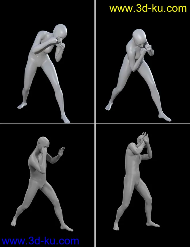 Seasoned Fighter poses for Genesis 3 and 8模型的图片11