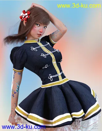 Sisi for Genesis 8 Female模型的图片24