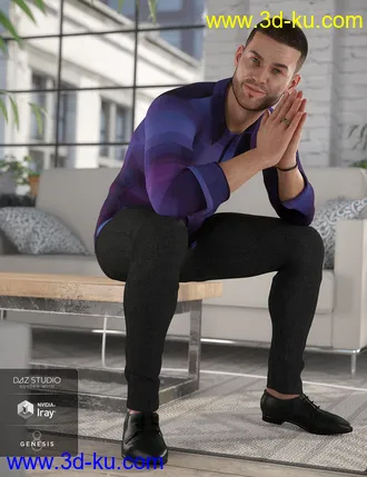 3D打印模型Smart and Suave Outfit for Genesis 8 Male(s)的图片