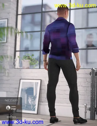 3D打印模型Smart and Suave Outfit for Genesis 8 Male(s)的图片