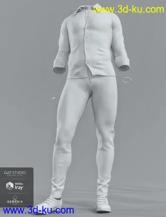 3D打印模型Smart and Suave Outfit for Genesis 8 Male(s)的图片