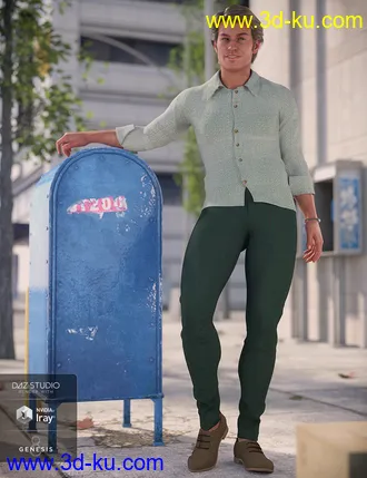 3D打印模型Smart and Suave Outfit Textures的图片