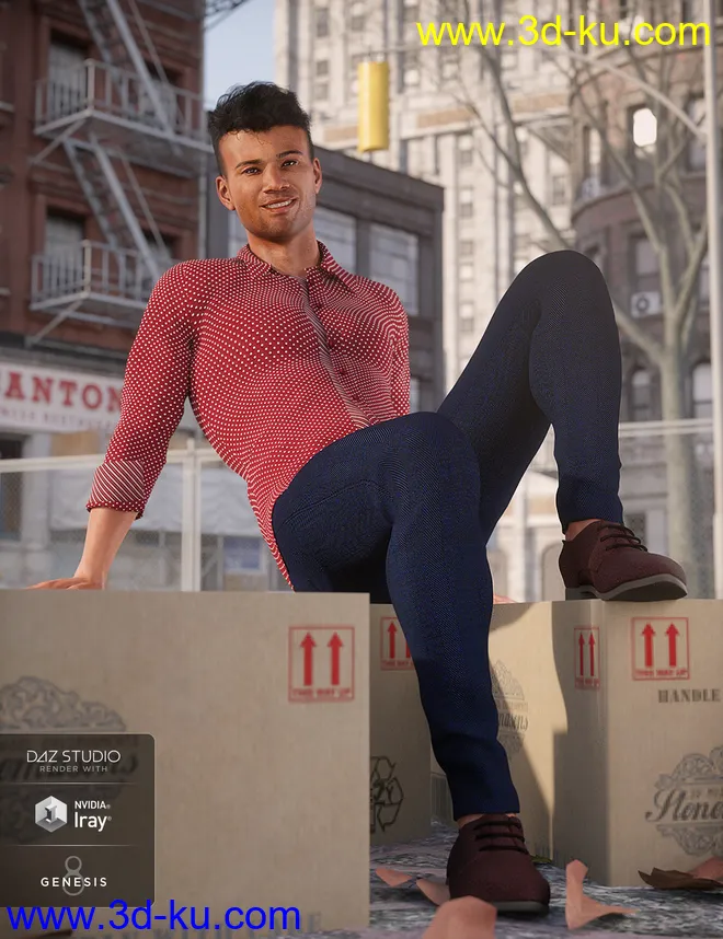 Smart and Suave Outfit Textures模型的图片3