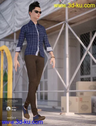 3D打印模型Smart and Suave Outfit Textures的图片