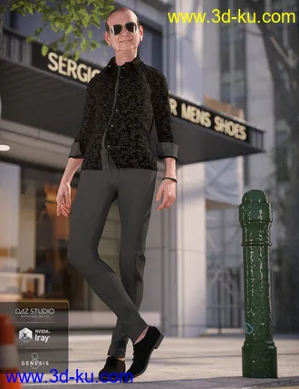 3D打印模型Smart and Suave Outfit Textures的图片