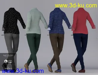 3D打印模型Smart and Suave Outfit Textures的图片