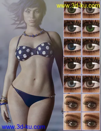 3D打印模型Sofie HD for Genesis 8 Female的图片