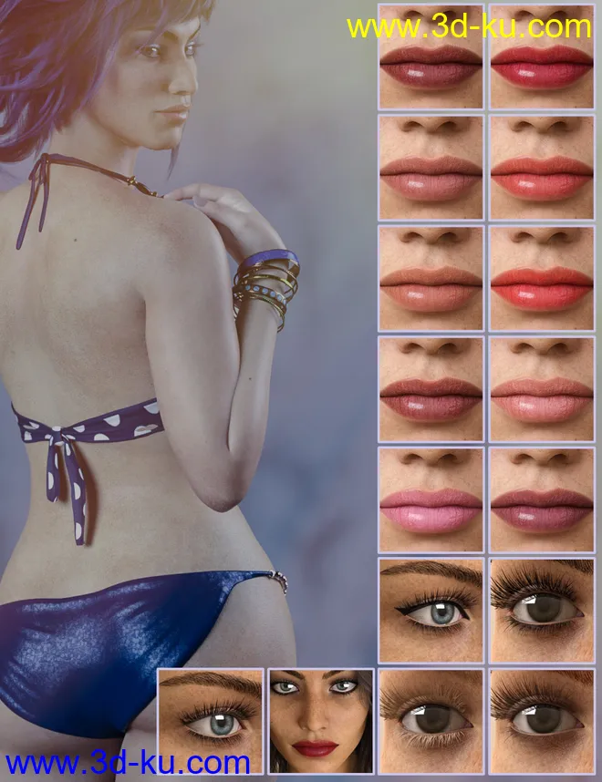 Sofie HD for Genesis 8 Female模型的图片10