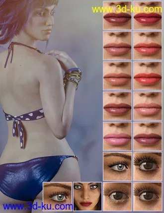 3D打印模型Sofie HD for Genesis 8 Female的图片